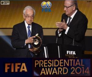 yapboz 2014 FIFA Hiroshi Kagawa Cumhurbaşkanlığı Ödülü